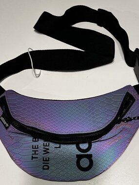 NWOT Adidas Originals Sports Waist Bag Fanny Pack Hip Bag Snakeskin Purple